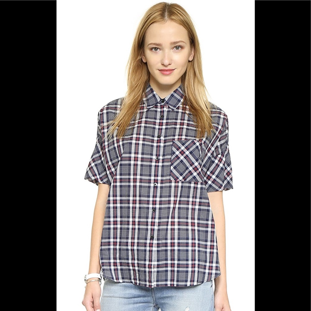 Madewell Courier Shirt in Mathius Plaid